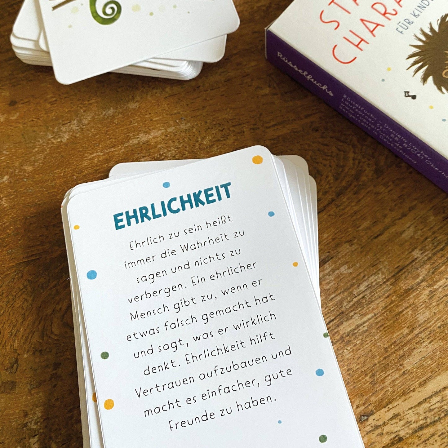 Stärkekarten "Starker Charakter"