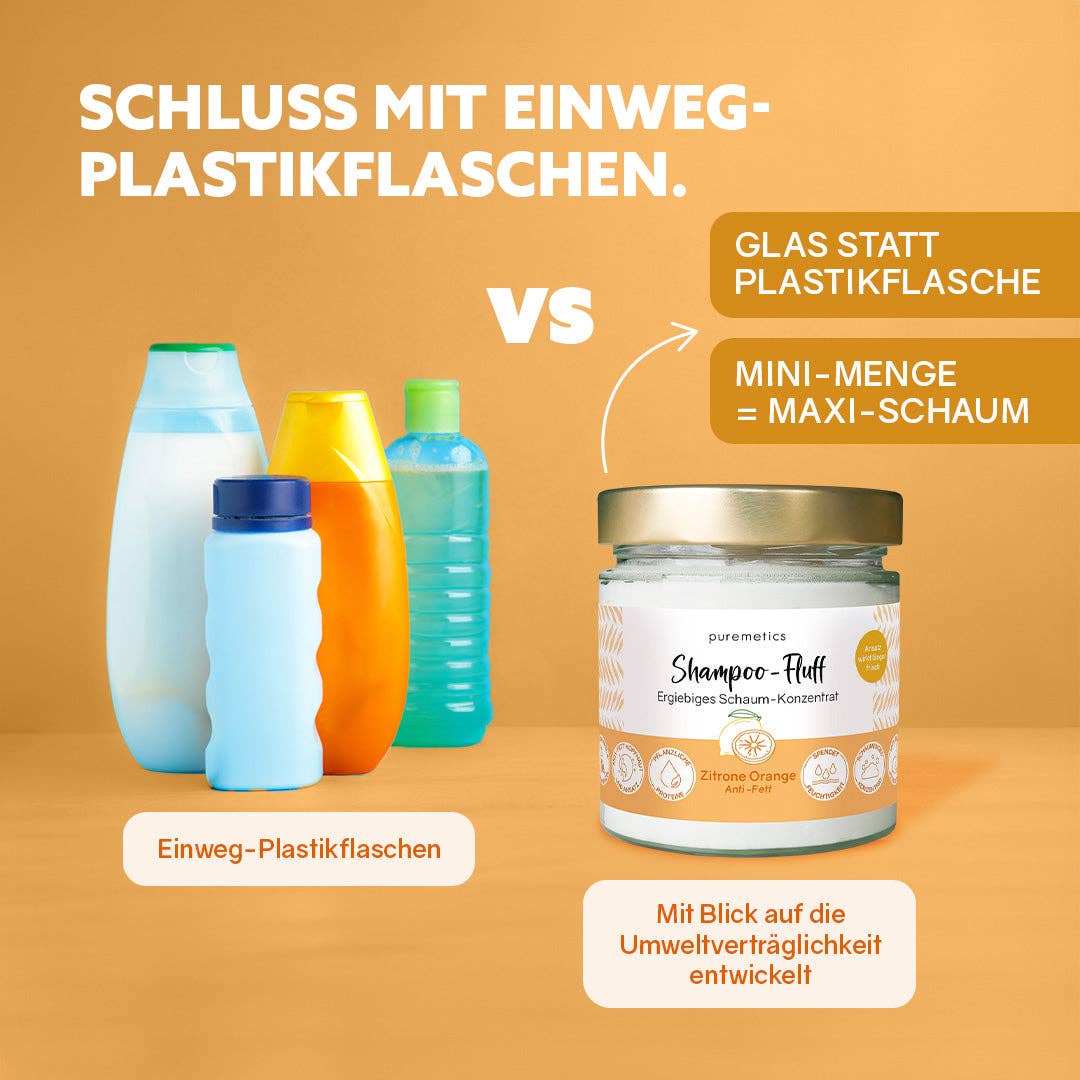 Shampoo-Fluff, Zitrone Orange