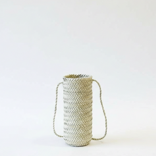 Hängekorb, Palmblatt