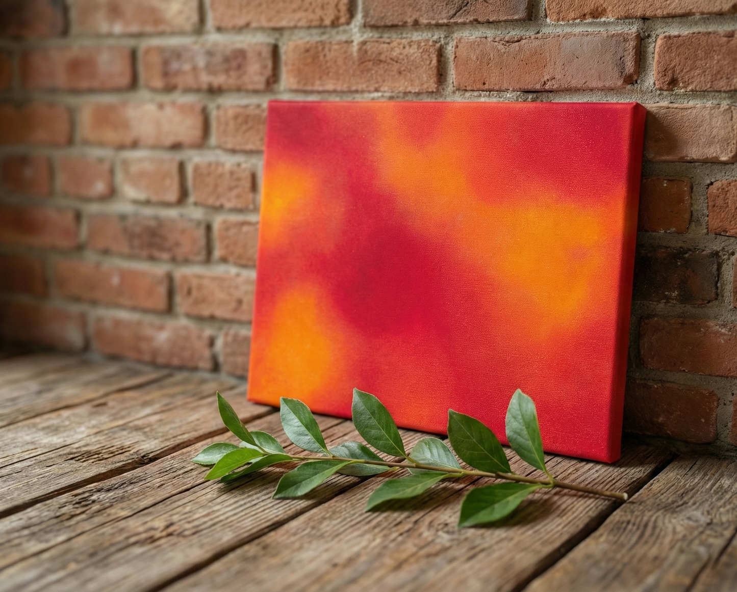 Acryl-Leinwand "Ein Flüstern zwischen Abendglühen und Nacht"