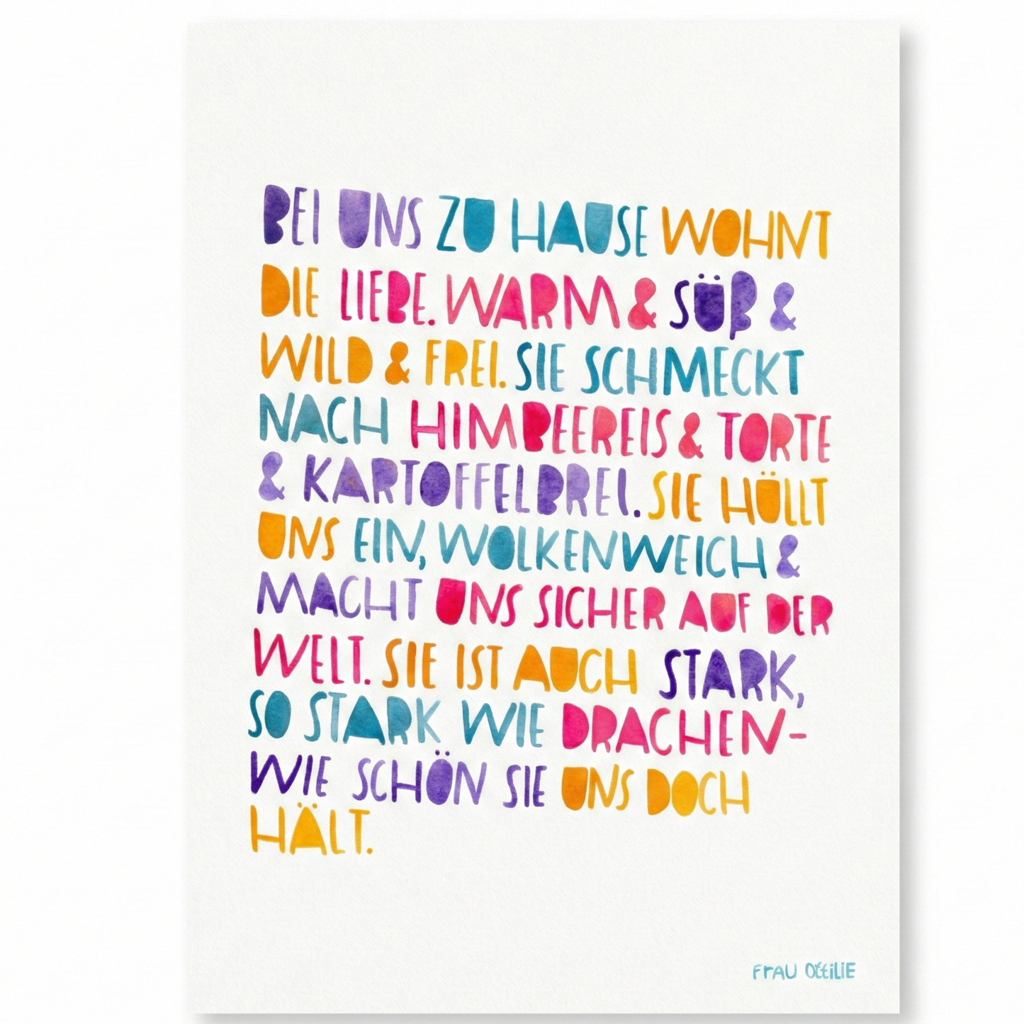 Print "Zuhause"