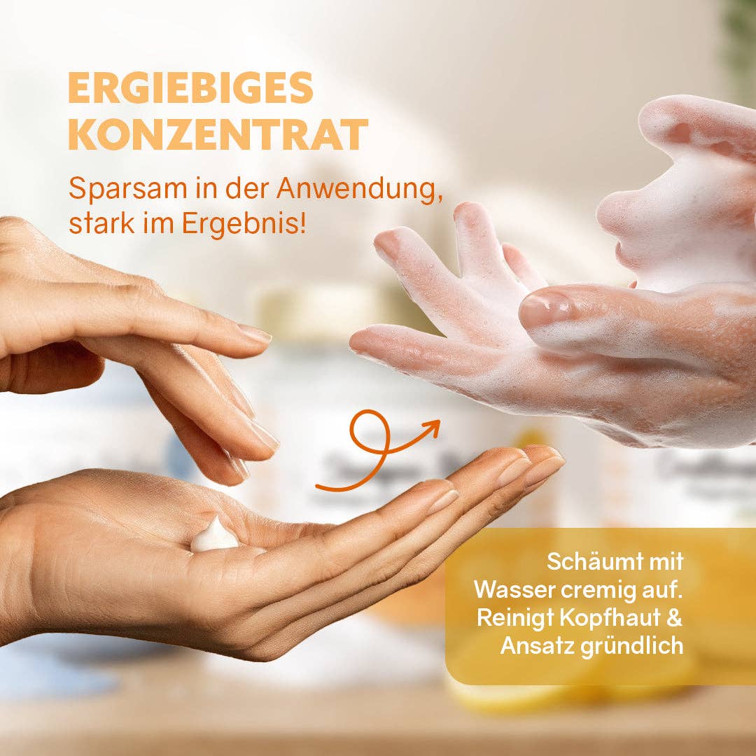 Shampoo-Fluff, Zitrone Orange