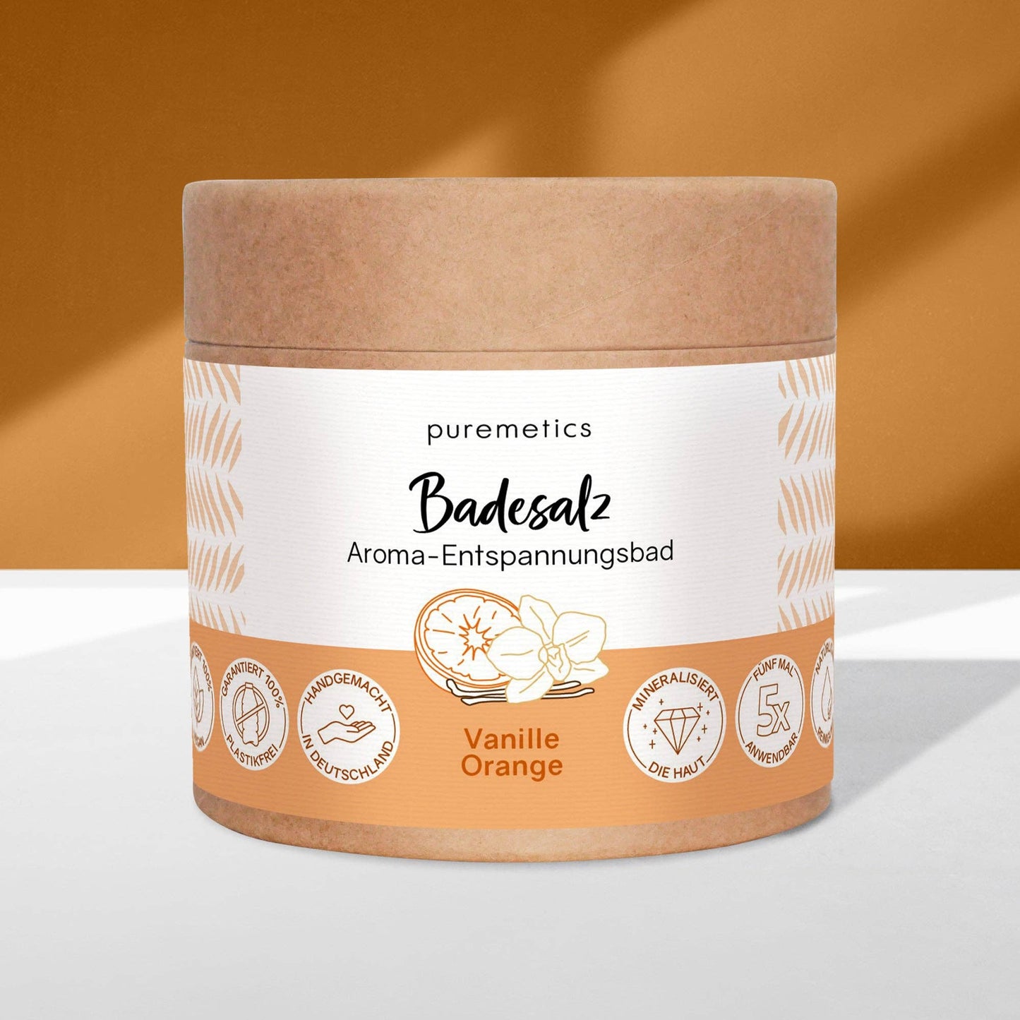 Badesalz, Vanille Orange