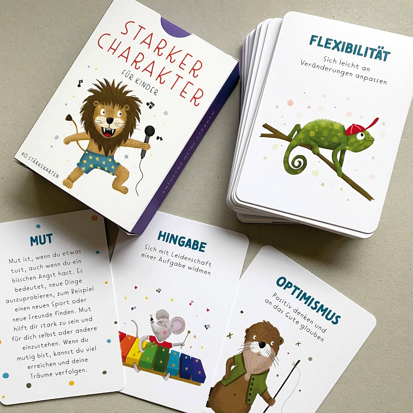 Stärkekarten "Starker Charakter"