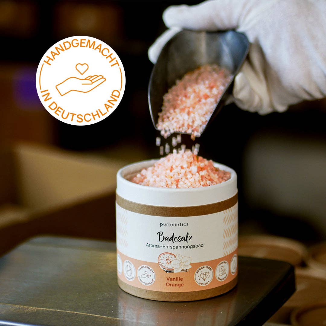Badesalz, Vanille Orange