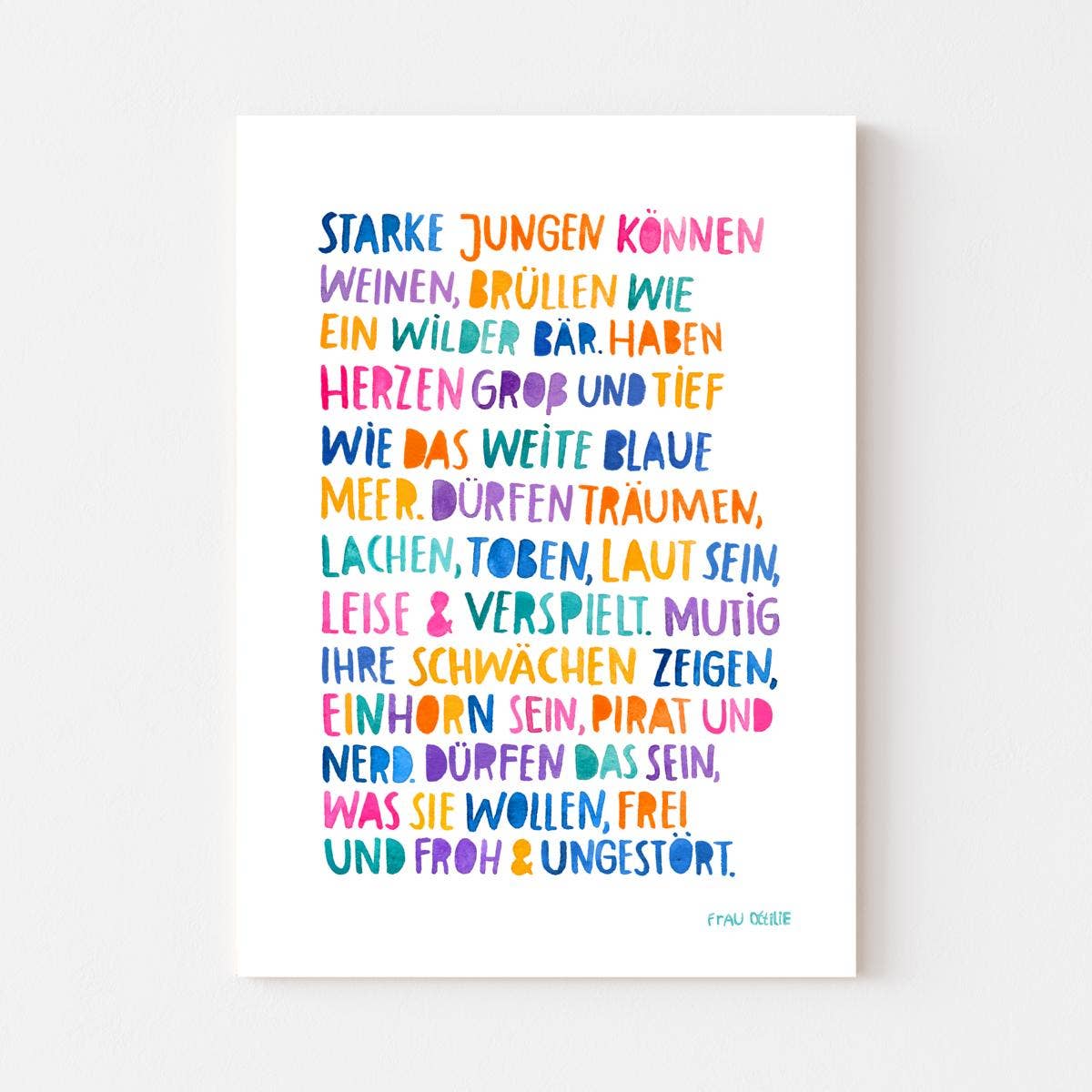 Print "Starke Mädchen/Jungen"