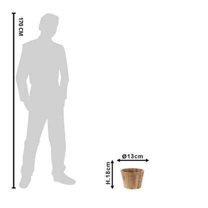 Übertopf, Holz