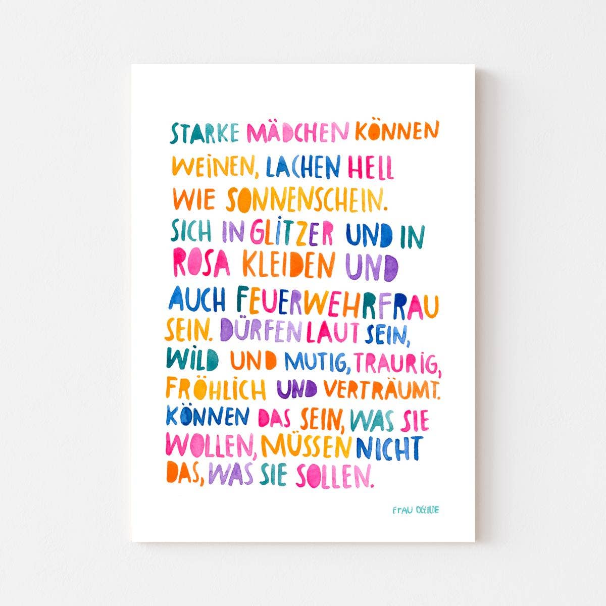 Print "Starke Mädchen/Jungen"