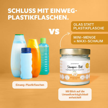 Shampoo-Fluff, Zitrone Orange