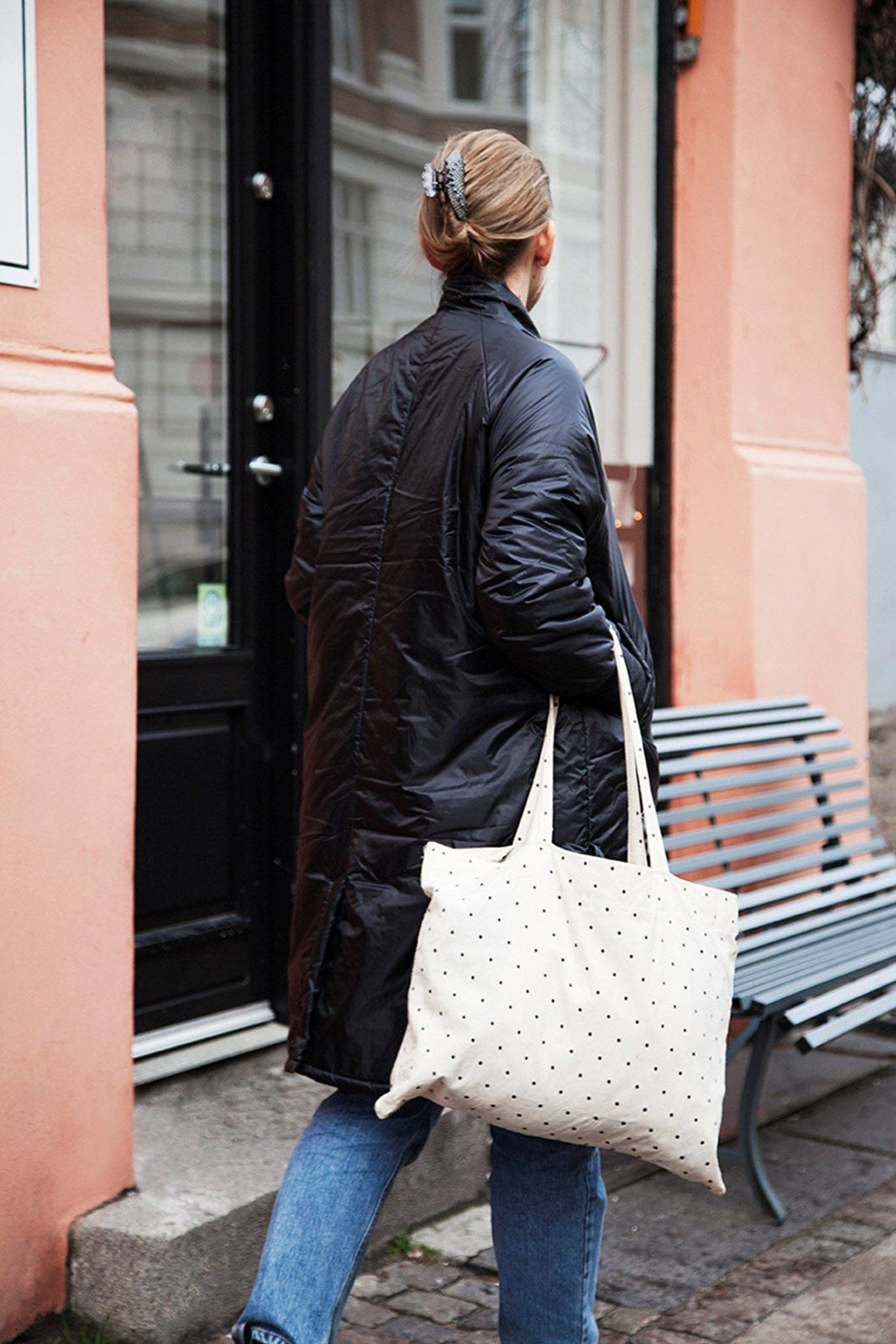 Tasche, gepunktet