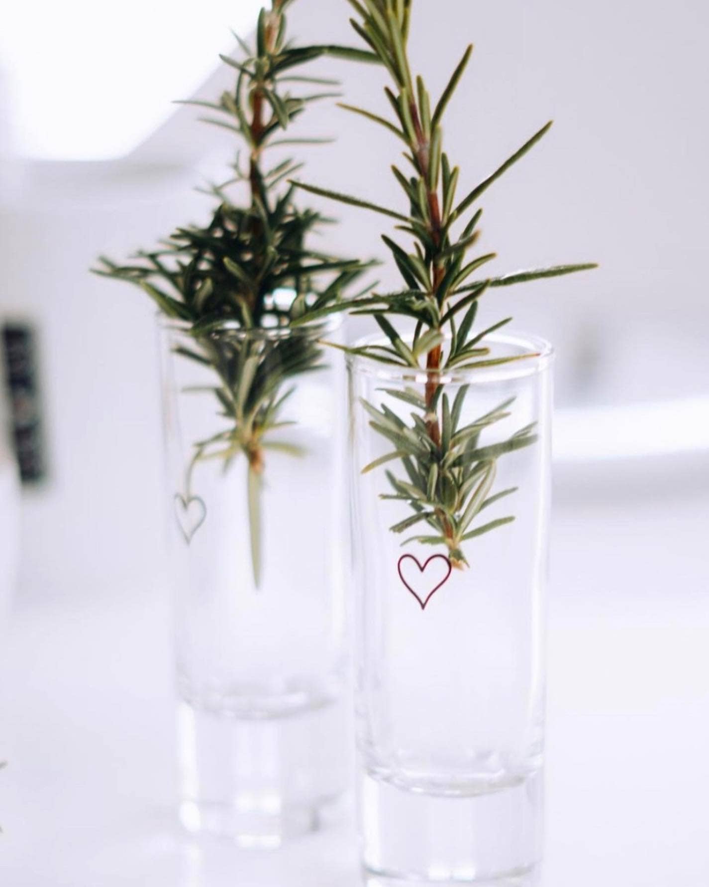Schnapsglas, Herz