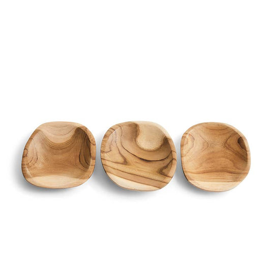 Kleine Holzschälchen, 3er-Set