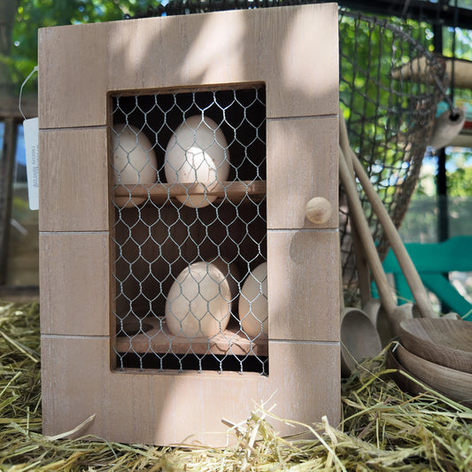 Eierschrank, Holz