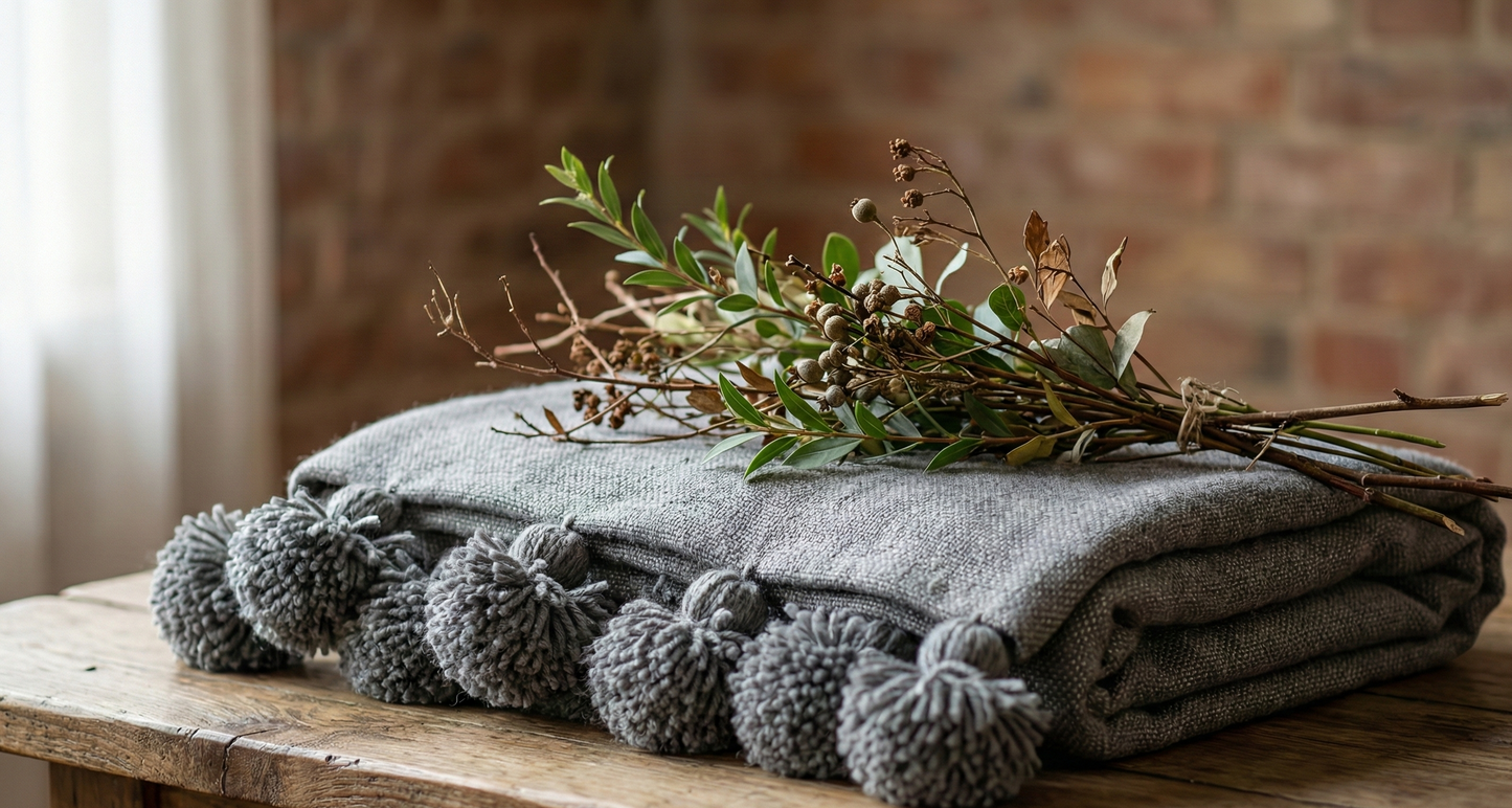 Decke, Pompom