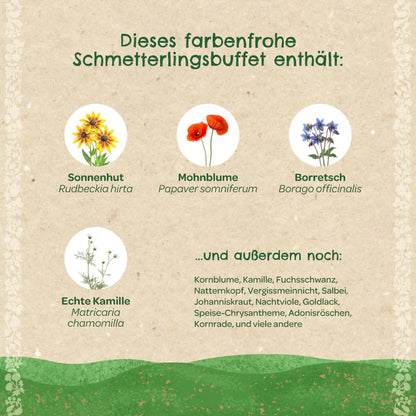 Saatkugeln, Schmetterlingswiese