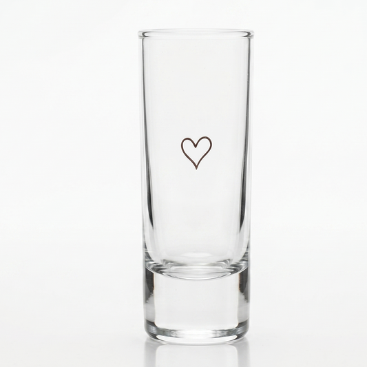 Schnapsglas, Herz