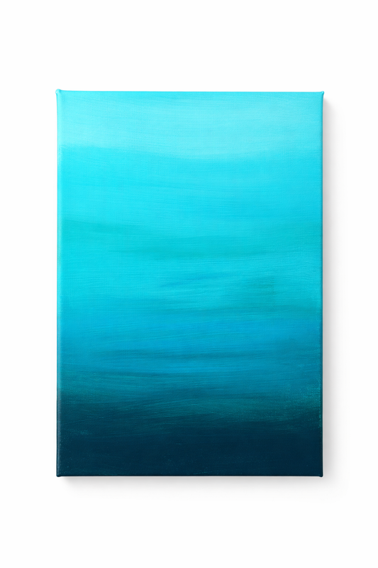 Acryl-Leinwand "Wo die Welt im Tau erwacht"