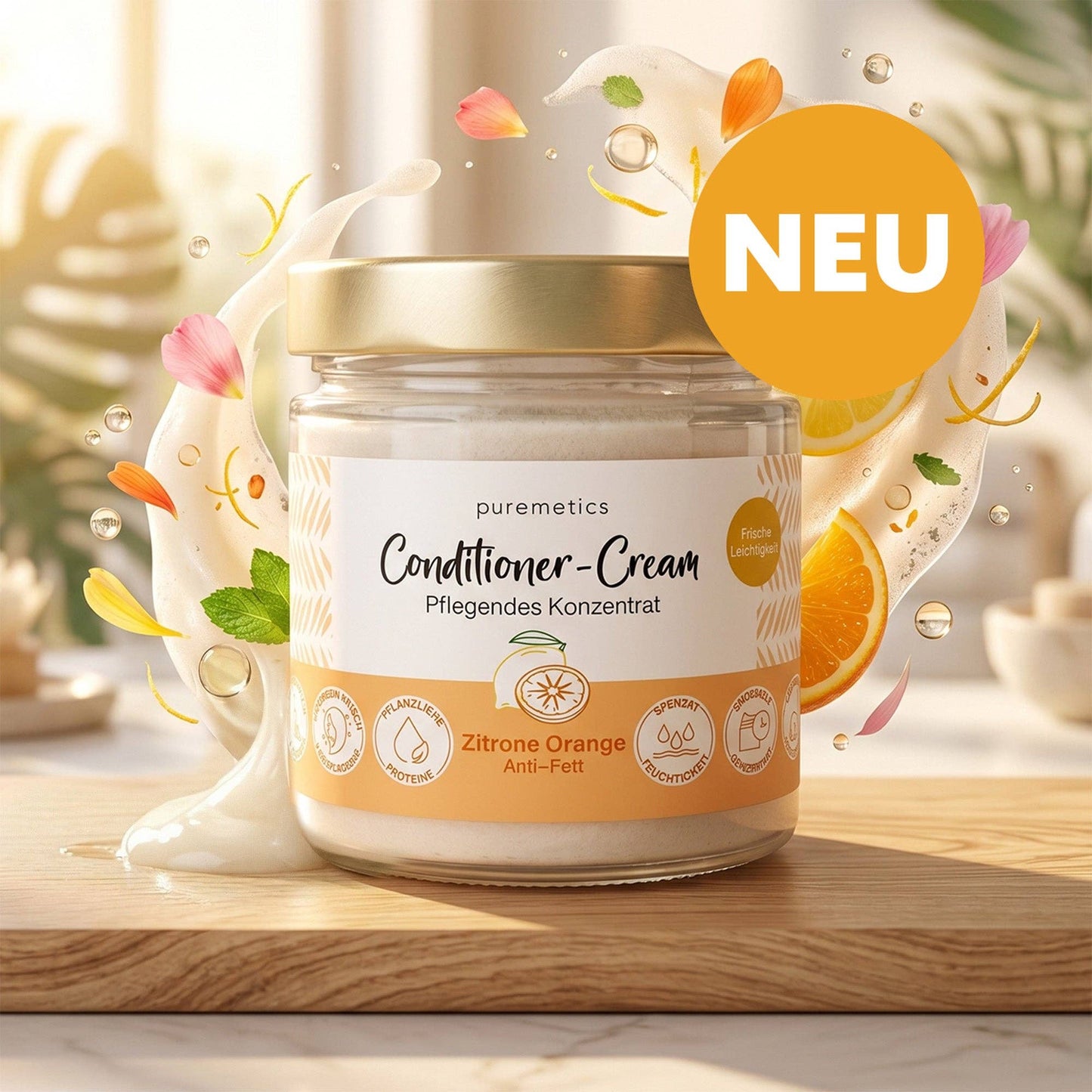 Conditioner-Cream, Zitrone Orange