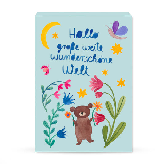 Meilensteinkarten "Hallo Welt"