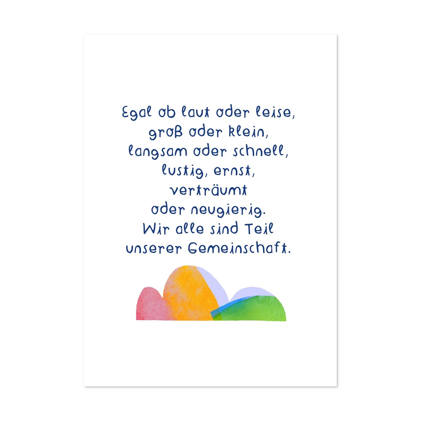 Affirmationskarten "Zusammen"