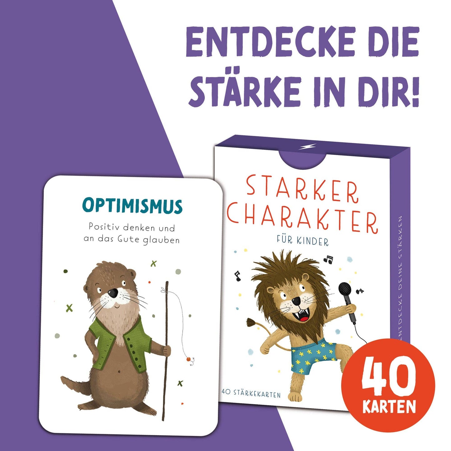 Stärkekarten "Starker Charakter"