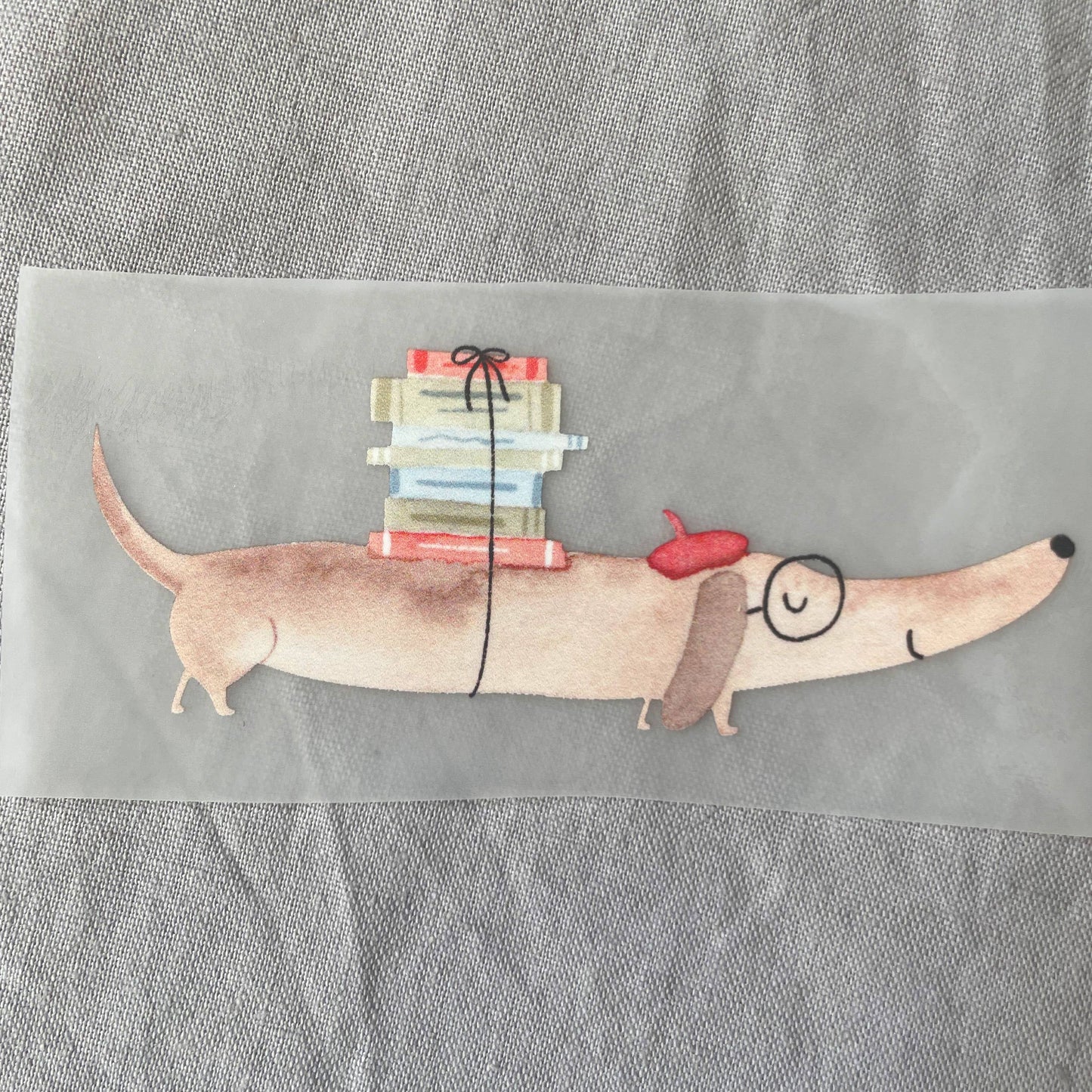 Bügelbild, Dackel