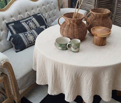 Runde Tischdecke, Pampa