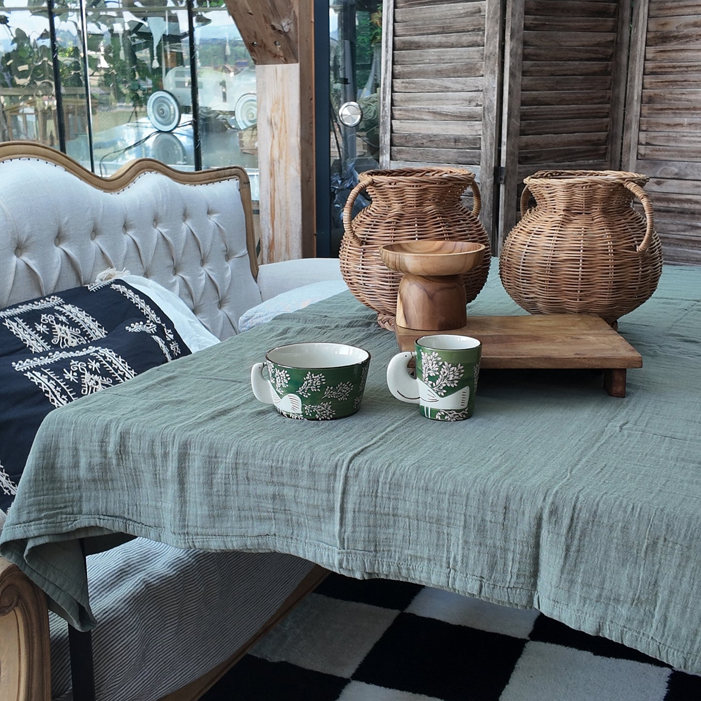 Tischdecke, Rosmarin